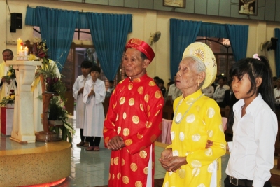 Thánh lễ tạ ơn 61 năm hồng ân hôn phối