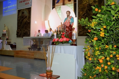 Giáo họ Phaolô tông đồ trở lại mừng lễ quan thầy