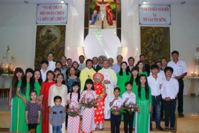 Thánh  lễ thượng thọ của cụ bà Anna Trương Thị Hai