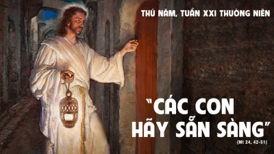 Suy Niệm Lời Chúa Thứ Năm Tuần 21 Mùa Thường Niên