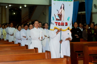 Lễ  thánh Têrêxa Giêsu, quan thầy của toán 3