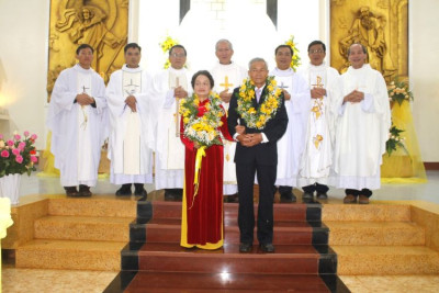 Thánh Lễ Tạ Ơn Kim Khánh hôn phối 