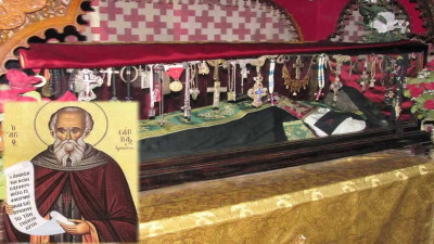 Thánh Sabas, ẩn tu