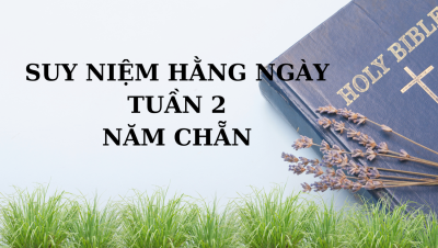 Suy niệm mỗi ngày, Tuần 2 Thường niên, năm chẵn