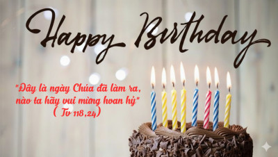 Năm câu Kinh thánh cho ngày sinh nhật