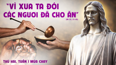 Suy Niệm Lời Chúa Thứ Hai Tuần 1 Mùa Chay