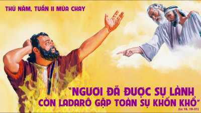 ​​​​​​​Suy Niệm Lời Chúa Thứ Năm Tuần 2 Mùa Chay