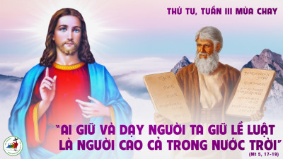 ​​​​​​​Suy Niệm Lời Chúa Thứ Tư Tuần 3 Mùa Chay