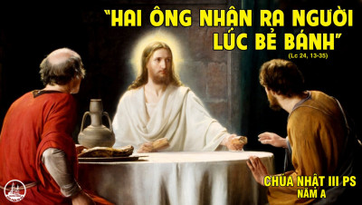 Suy Niệm Lời Chúa Chúa Nhật 3 Phục Sinh