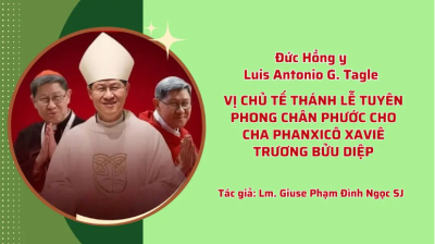 Vị chủ tế thánh lễ Tuyên phong Chân phước