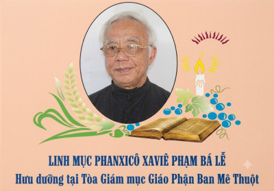 Cáo phó LINH MỤC PX. PHẠM BÁ LỄ