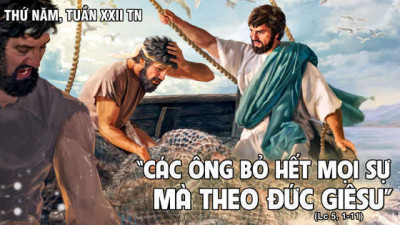 Suy Niệm Lời Chúa Thứ Năm Tuần 22 Thường Niên