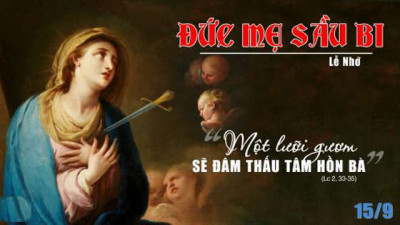 Mẹ Sầu Bi – Đứng dưới chân Thánh Giá