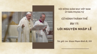 Cử hành Thánh Thể: Bài 11 - Lời nguyện nhập lễ 