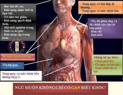 Ngủ muộn không chỉ có gan biết khóc