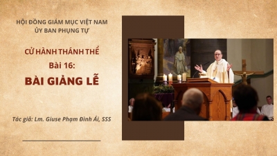 Cử hành Thánh Thể: Bài 16 - Bài giảng lễ  