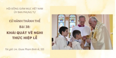 Cử hành Thánh Thể: Bài 38 - Khái quát về nghi thức hiệp lễ