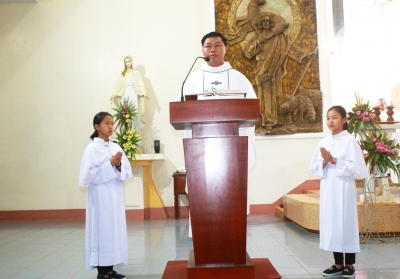 Thánh lễ tạ ơn và cầu bình an cho giáo xứ của cha mới Phêrô Võ Tá Văn