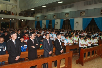 Thánh lễ Tạ Ơn, cầu bình an cho ngày mở móng nhà giáo lý