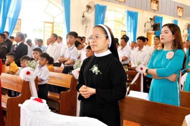 Thánh lễ Mừng Ngân Khánh Khấn Dòng và Mừng Thượng Thọ