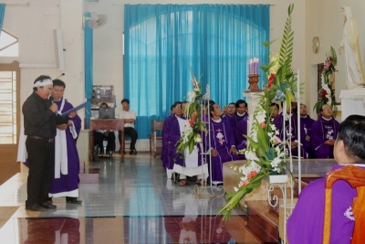 Lời Cám ơn  trong thánh lễ an táng ông cố GB Nguyễn Kim Toàn