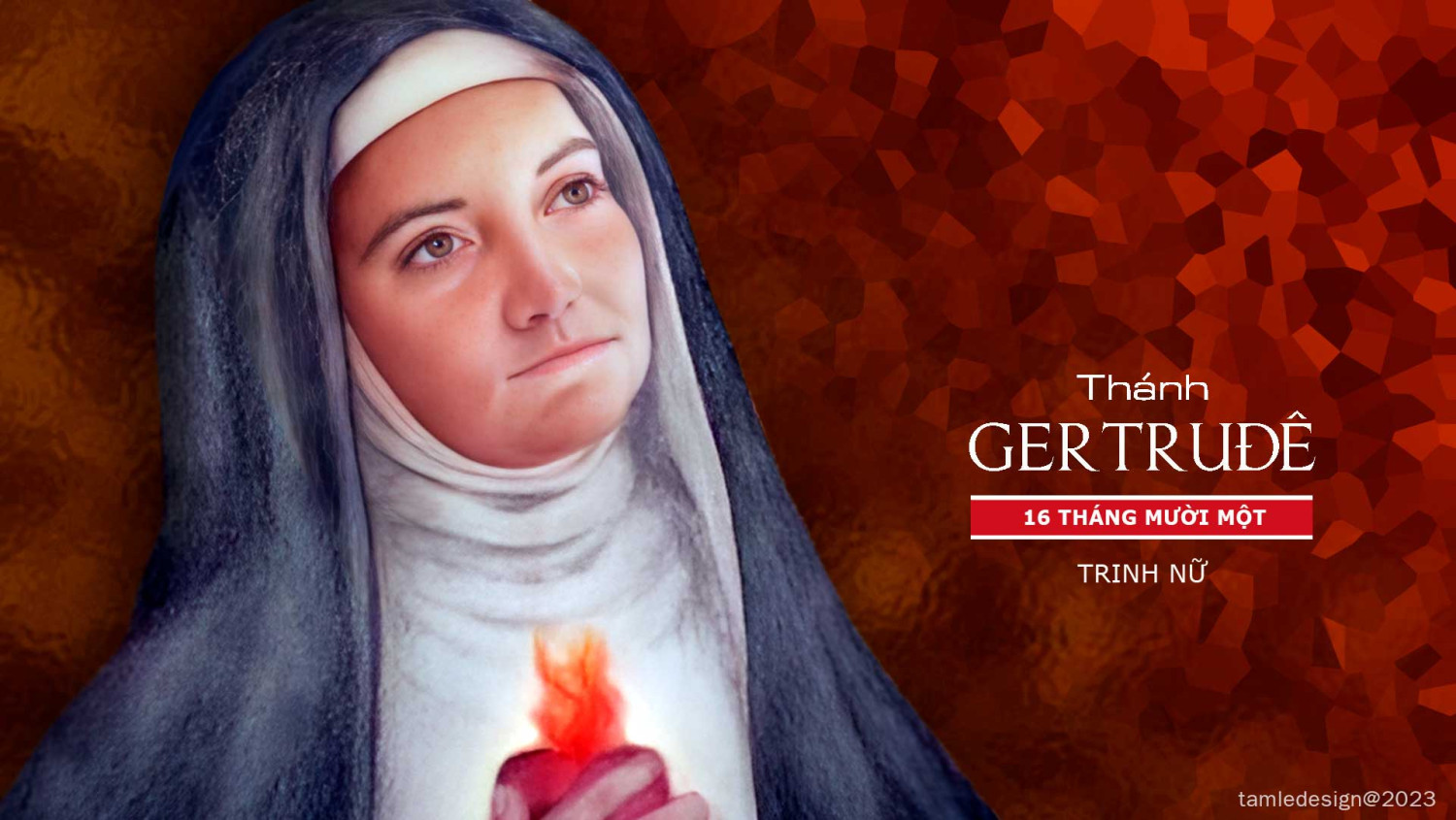 Thánh Gertrude, trinh nữ