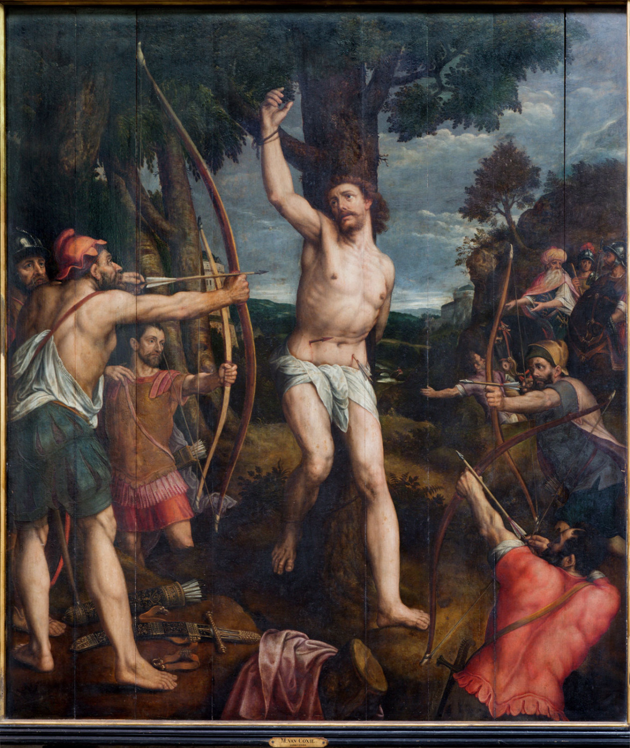 Martyrdom of Saint Sebastian Coxie Michael van