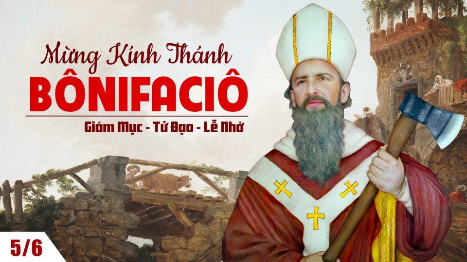 Thánh Bôniphát, Giám mục, Tử đạo (673-754)